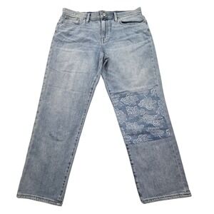 J. Crew Jeans Womens 32 (36x26.5) Slouchy Boyfriend Distressed High Rise Faded